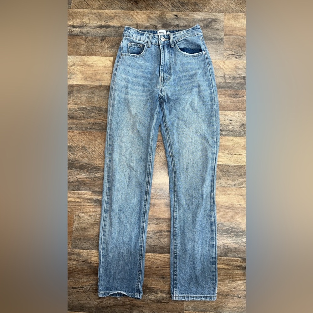 Princess Polly Light Blue Denim Jeans